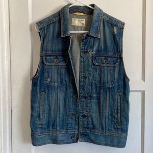 Rag & Bone Oversized Denim Vest